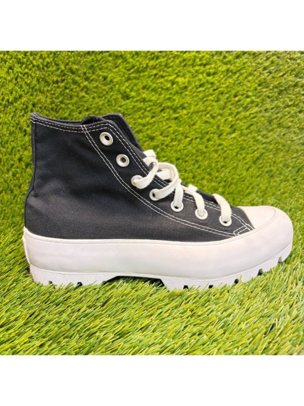 Converse Chuck Taylor All Star High Womens Size 7 Black Athletic Shoes Sneakers